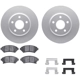 Purchase Top-Quality DYNAMIC FRICTION COMPANY - 4512-47075 - Front Disc Brake Kit pa1