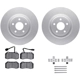 Purchase Top-Quality DYNAMIC FRICTION COMPANY - 4512-47083 - Front Disc Brake Kit pa1