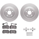 Purchase Top-Quality DYNAMIC FRICTION COMPANY - 4512-47083 - Front Disc Brake Kit pa5