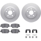 Purchase Top-Quality DYNAMIC FRICTION COMPANY - 4512-47090 - Front Disc Brake Kit pa1