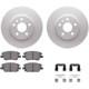 Purchase Top-Quality DYNAMIC FRICTION COMPANY - 4512-47090 - Front Disc Brake Kit pa3