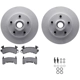 Purchase Top-Quality DYNAMIC FRICTION COMPANY - 4512-47105 - Front Disc Brake Kit pa1