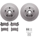 Purchase Top-Quality DYNAMIC FRICTION COMPANY - 4512-47105 - Front Disc Brake Kit pa3