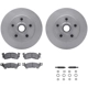 Purchase Top-Quality DYNAMIC FRICTION COMPANY - 4512-47109 - Front Disc Brake Kit pa1