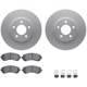 Purchase Top-Quality DYNAMIC FRICTION COMPANY - 4512-47110 - Front Disc Brake Kit pa1