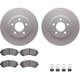 Purchase Top-Quality DYNAMIC FRICTION COMPANY - 4512-47110 - Front Disc Brake Kit pa4