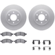 Purchase Top-Quality DYNAMIC FRICTION COMPANY - 4512-47112 - Front Disc Brake Kit pa1