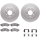 Purchase Top-Quality DYNAMIC FRICTION COMPANY - 4512-47112 - Front Disc Brake Kit pa3