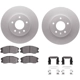 Purchase Top-Quality Front Disc Brake Kit by DYNAMIC FRICTION COMPANY - 4512-47113 pa4