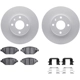 Purchase Top-Quality DYNAMIC FRICTION COMPANY - 4512-47123 - Front Disc Brake Kit pa1