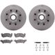 Purchase Top-Quality DYNAMIC FRICTION COMPANY - 4512-48077 - Front Disc Brake Kit pa2