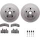 Purchase Top-Quality DYNAMIC FRICTION COMPANY - 4512-48092 - Front Disc Brake Kit pa5