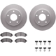 Purchase Top-Quality DYNAMIC FRICTION COMPANY - 4512-48106 - Front Disc Brake Kit pa3