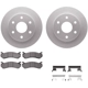 Purchase Top-Quality DYNAMIC FRICTION COMPANY - 4512-48107 - Front Disc Brake Kit pa5