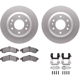 Purchase Top-Quality DYNAMIC FRICTION COMPANY - 4512-48120 - Front Brake Kit pa3