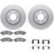 Purchase Top-Quality DYNAMIC FRICTION COMPANY - 4512-48124 - Front Disc Brake Kit pa1