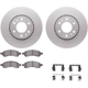 Purchase Top-Quality DYNAMIC FRICTION COMPANY - 4512-48124 - Front Disc Brake Kit pa4