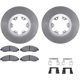 Purchase Top-Quality DYNAMIC FRICTION COMPANY - 4512-48125 - Front Disc Brake Kit pa1