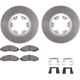 Purchase Top-Quality DYNAMIC FRICTION COMPANY - 4512-48125 - Front Disc Brake Kit pa5