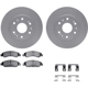 Purchase Top-Quality DYNAMIC FRICTION COMPANY - 4512-48126 - Front Disc Brake Kit pa1