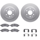Purchase Top-Quality DYNAMIC FRICTION COMPANY - 4512-48135 - Front Disc Brake Kit pa1