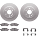 Purchase Top-Quality DYNAMIC FRICTION COMPANY - 4512-48135 - Front Disc Brake Kit pa3