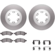 Purchase Top-Quality DYNAMIC FRICTION COMPANY - 4512-48139 - Front Disc Brake Kit pa5