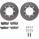Purchase Top-Quality DYNAMIC FRICTION COMPANY - 4512-48146 - Ensemble de disque de frein avant pa5