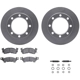 Purchase Top-Quality DYNAMIC FRICTION COMPANY - 4512-48147 - Front Disc Brake Kit pa1