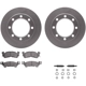 Purchase Top-Quality DYNAMIC FRICTION COMPANY - 4512-48147 - Front Disc Brake Kit pa3
