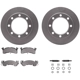 Purchase Top-Quality DYNAMIC FRICTION COMPANY - 4512-48148 - Front Disc Brake Kit pa3