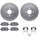 Purchase Top-Quality DYNAMIC FRICTION COMPANY - 4512-53012 - Front Disc Brake Kit pa1