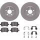Purchase Top-Quality DYNAMIC FRICTION COMPANY - 4512- - Front Disc Brake Kit pa2