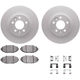 Purchase Top-Quality DYNAMIC FRICTION COMPANY - 4512-56013 - Front Disc Brake Kit pa2