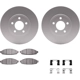Purchase Top-Quality DYNAMIC FRICTION COMPANY - 4512-56014 - Front Disc Brake Kit pa5