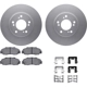 Purchase Top-Quality DYNAMIC FRICTION COMPANY - 4512-58016 - Front Disc Brake Kit pa1
