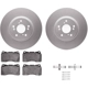Purchase Top-Quality DYNAMIC FRICTION COMPANY - 4512-58033 - Front Disc Brake Kit pa2