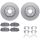 Purchase Top-Quality DYNAMIC FRICTION COMPANY - 4512-58044 - Front Disc Brake Kit pa1
