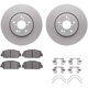 Purchase Top-Quality DYNAMIC FRICTION COMPANY - 4512-58044 - Front Disc Brake Kit pa4