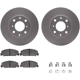 Purchase Top-Quality DYNAMIC FRICTION COMPANY - 4512-59095 - Front Disc Brake Kit pa3