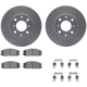 Purchase Top-Quality DYNAMIC FRICTION COMPANY - 4512-59097 - Front Disc Brake Kit pa1