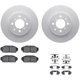 Purchase Top-Quality DYNAMIC FRICTION COMPANY - 4512-59103 - Front Disc Brake Kit pa1