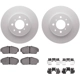 Purchase Top-Quality DYNAMIC FRICTION COMPANY - 4512-59104 - Front Disc Brake Kit pa5