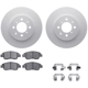 Purchase Top-Quality DYNAMIC FRICTION COMPANY - 4512-59105 - Front Disc Brake Kit pa1