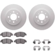 Purchase Top-Quality DYNAMIC FRICTION COMPANY - 4512-59105 - Front Disc Brake Kit pa4