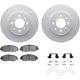 Purchase Top-Quality DYNAMIC FRICTION COMPANY - 4512-59108 - Front Disc Brake Kit pa1