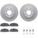 Purchase Top-Quality DYNAMIC FRICTION COMPANY - 4512-59111 - Front Disc Brake Kit pa1