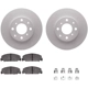 Purchase Top-Quality DYNAMIC FRICTION COMPANY - 4512-59111 - Front Disc Brake Kit pa2