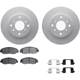 Purchase Top-Quality DYNAMIC FRICTION COMPANY - 4512-59116 - Front Disc Brake Kit pa1