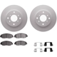 Purchase Top-Quality DYNAMIC FRICTION COMPANY - 4512-59116 - Front Disc Brake Kit pa2